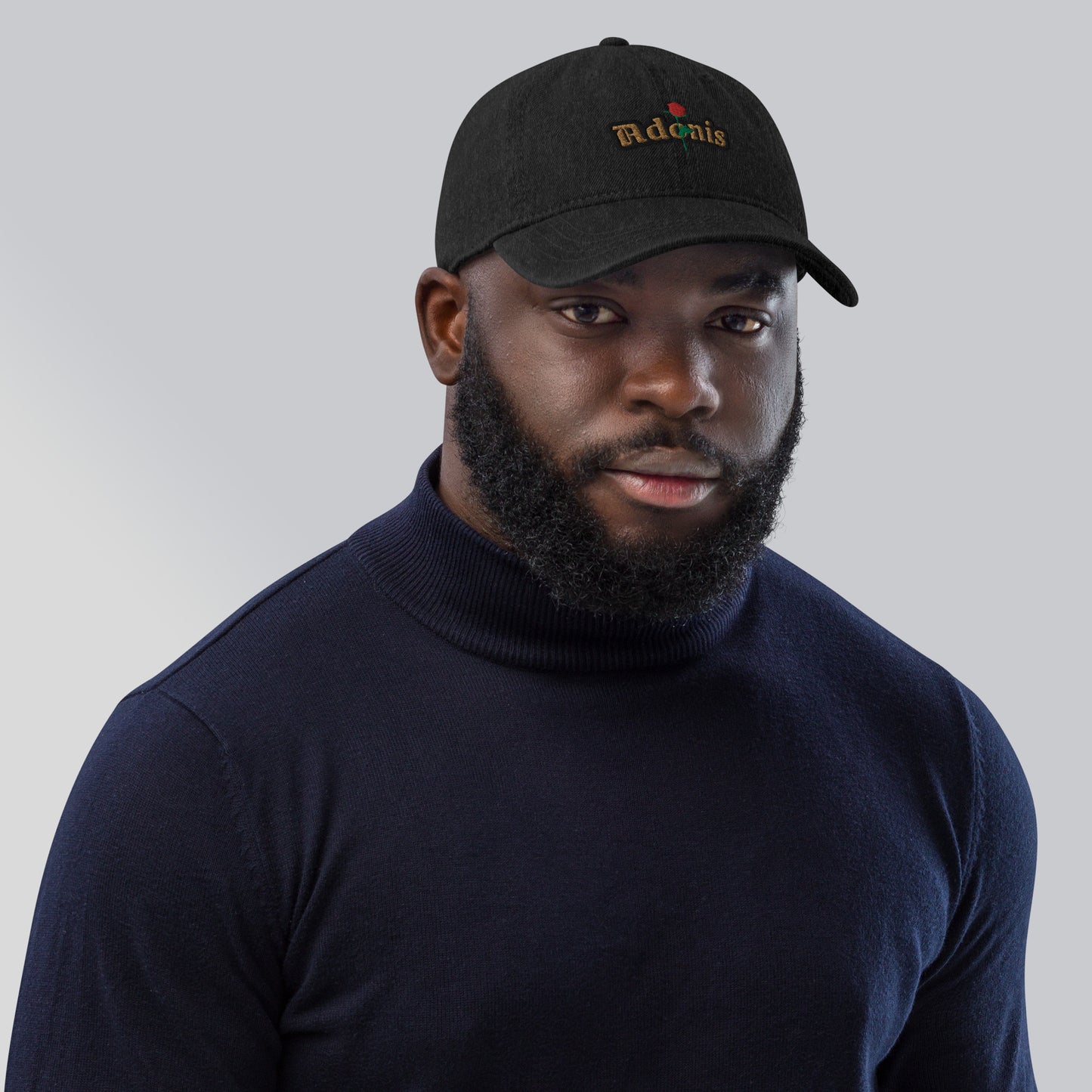 Adonis-Creations - Men's Embroidered Pigment Died Denim Hat