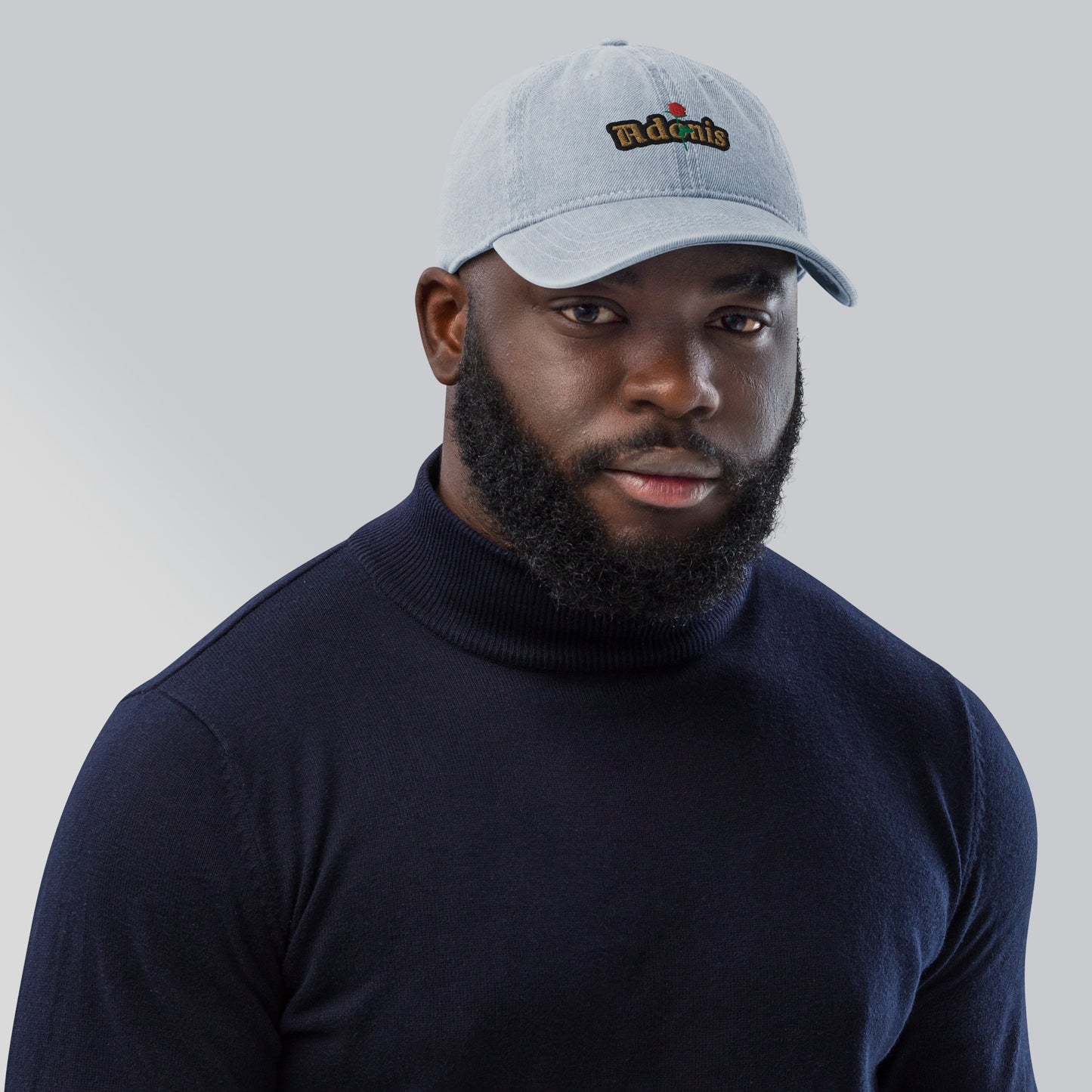 Adonis-Creations - Men's Embroidered Pigment Died Denim Hat