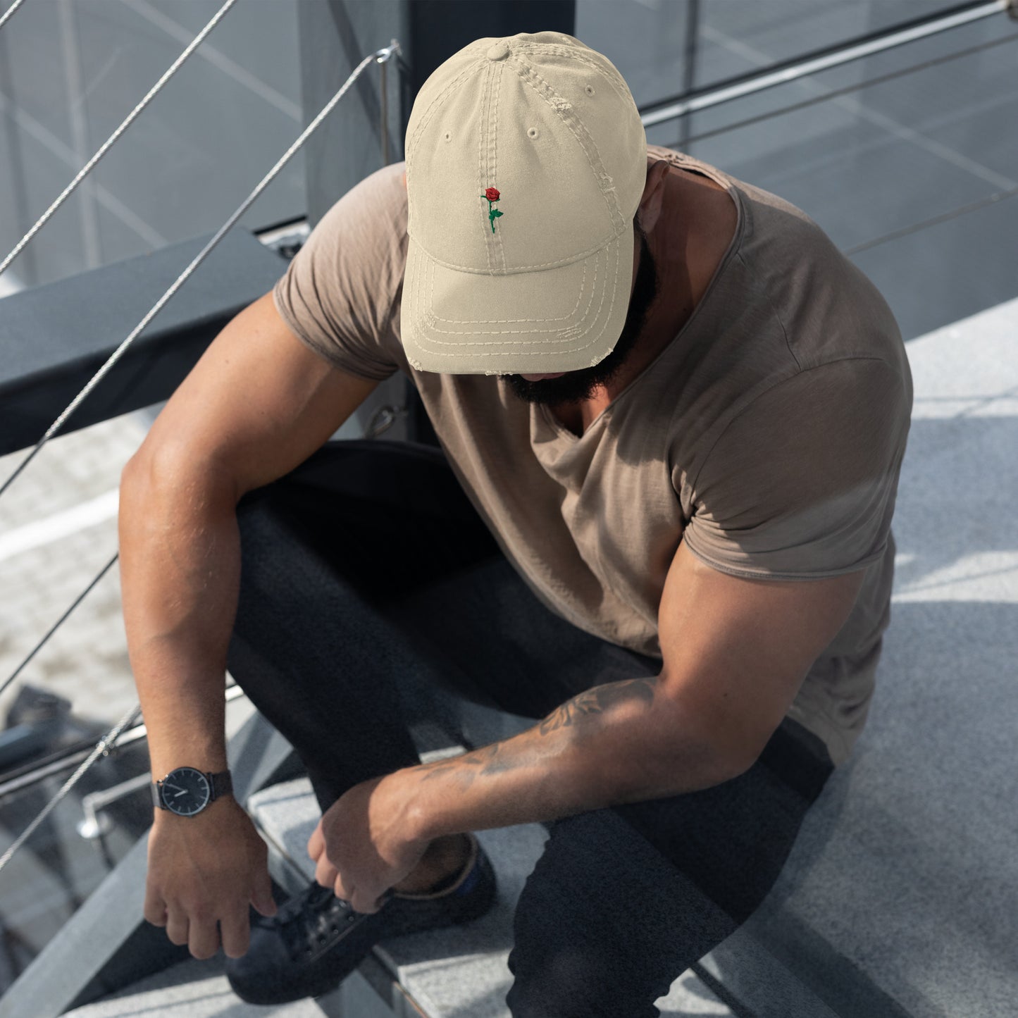Adonis-Creations - Men's Distressed Dad Hat
