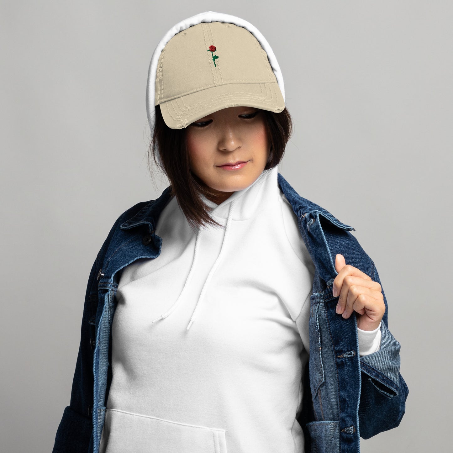 Adonis-Creations Women's Distressed Dad Hat