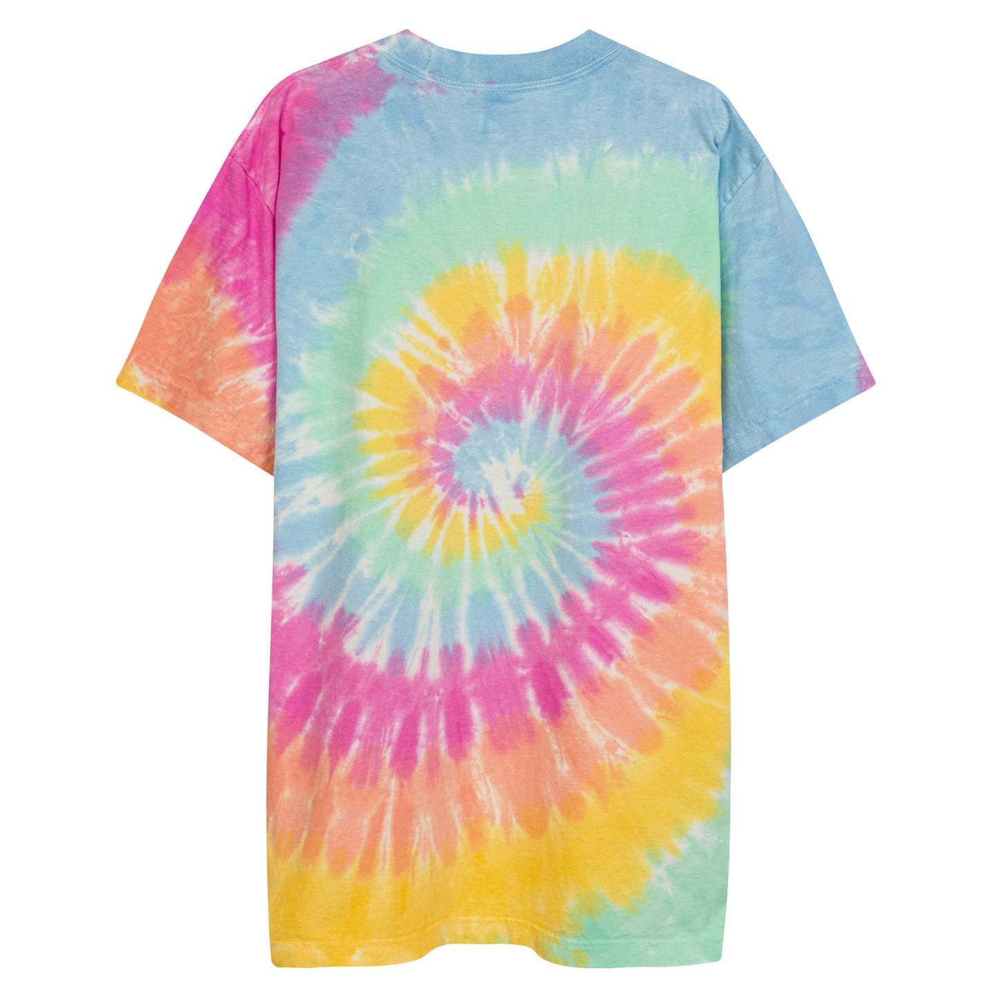 Adonis-Creations - Embroidered Unisex Tie Dye short sleeve T Shirt