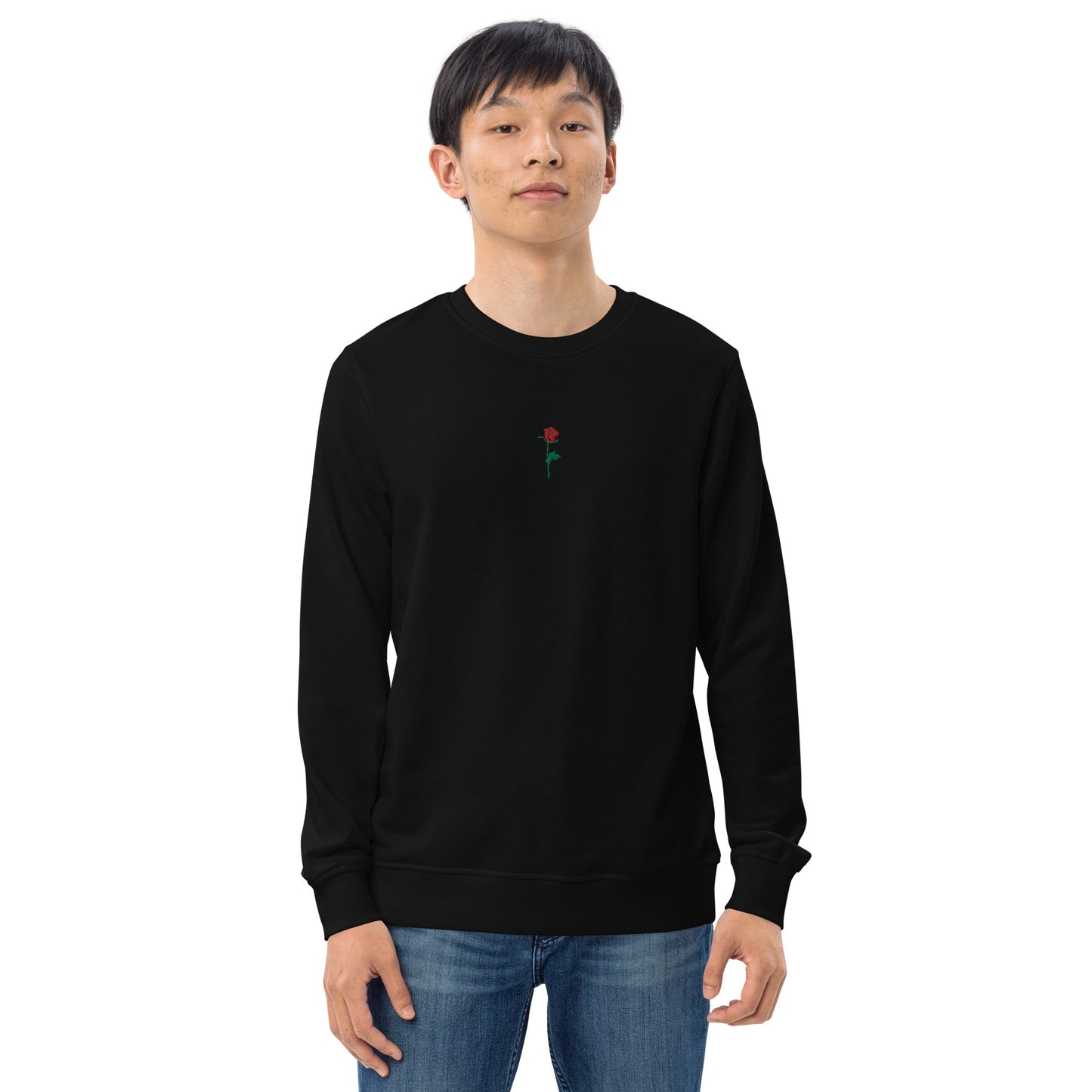 Adonis-Creations - Men's Organic Embroidered Cotton Sweatshirt