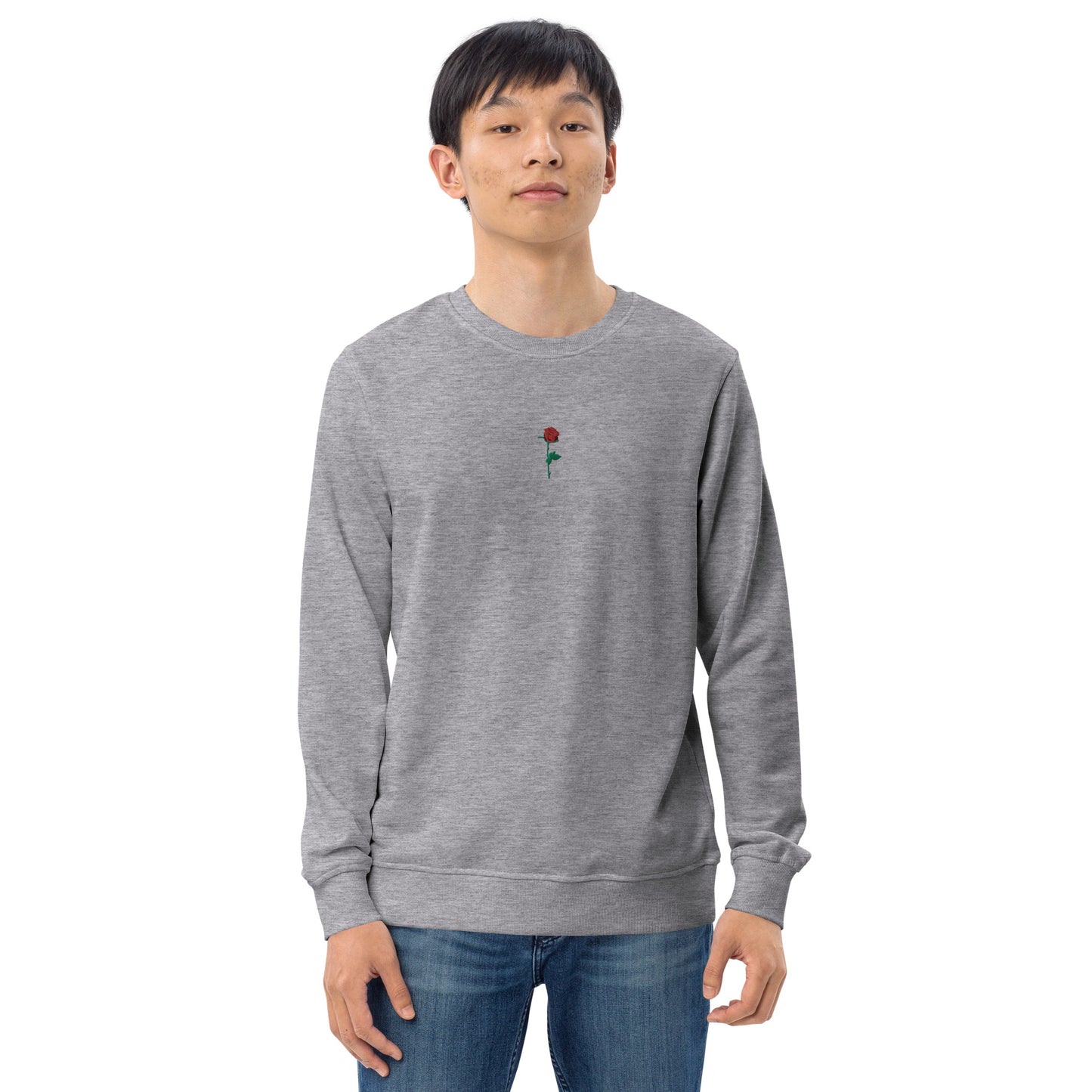 Adonis-Creations - Men's Organic Embroidered Cotton Sweatshirt