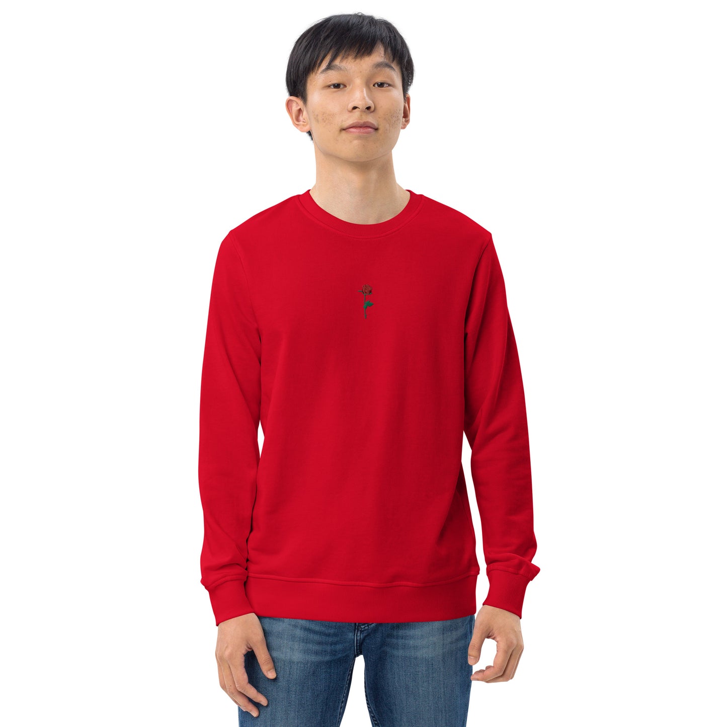 Adonis-Creations - Men's Organic Embroidered Cotton Sweatshirt