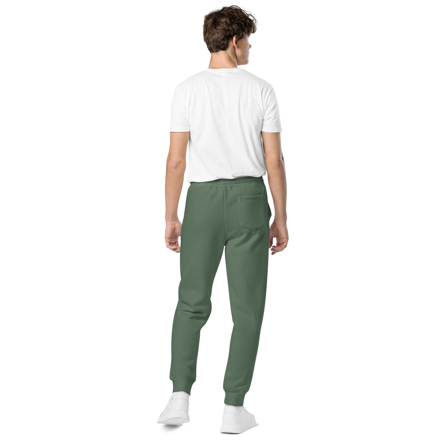 Adonis-Creations - Men's pigment-dyed embroidered sweatpants