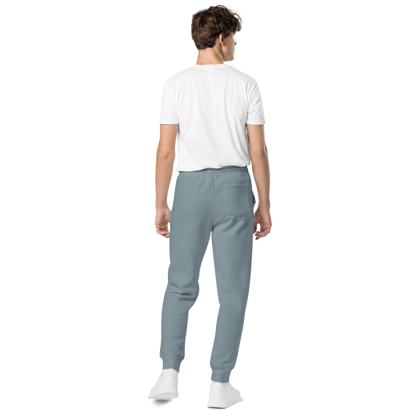 Adonis-Creations - Men's pigment-dyed embroidered sweatpants