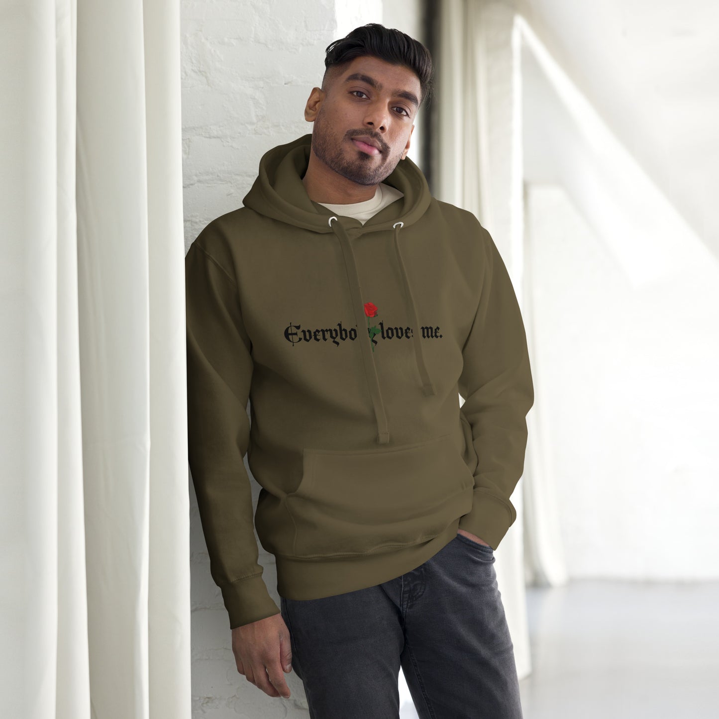 Men's Everybody loves me hoodie |Adonis-Creations
