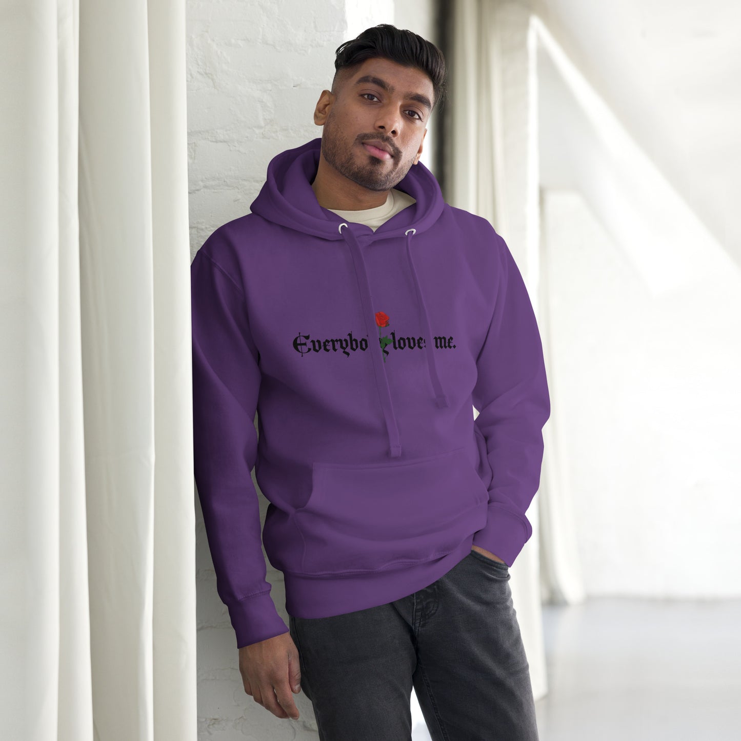 Men's Everybody loves me hoodie |Adonis-Creations