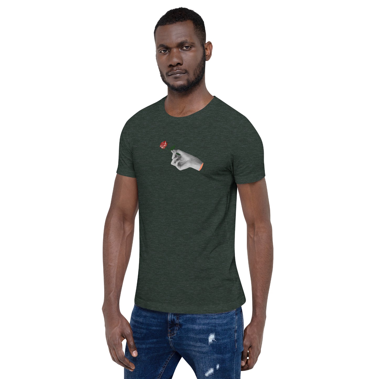 Adonis-Creations - Men's Simple Digital Print T-Shirt