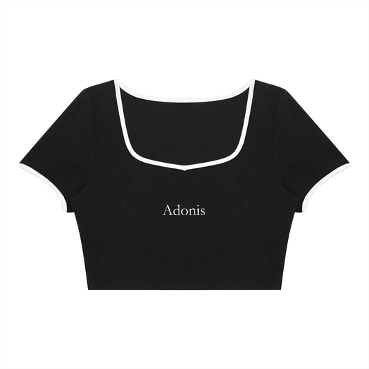 Women's Ringer Crop Top - Adonis