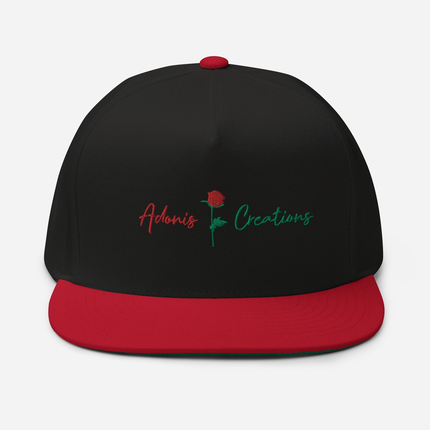 Adonis-Creations - Flat Bill Fitted Baseball Cap
