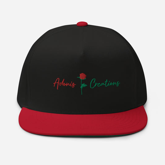Adonis-Creations - Flat Bill Fitted Baseball Cap