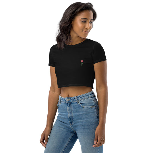 Adonis-Creations - Women's Organic Cotton Crop  Digital Print