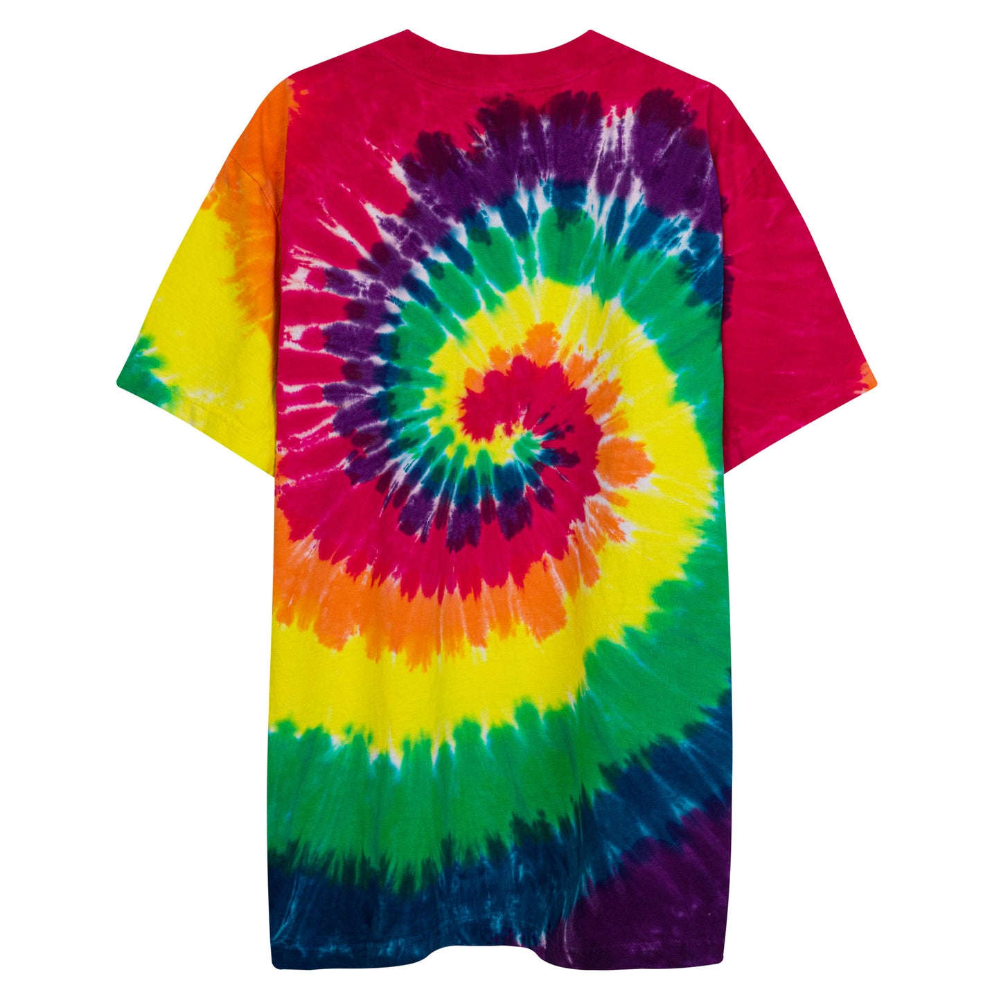 Adonis-Creations - Embroidered Unisex Tie Dye short sleeve T Shirt