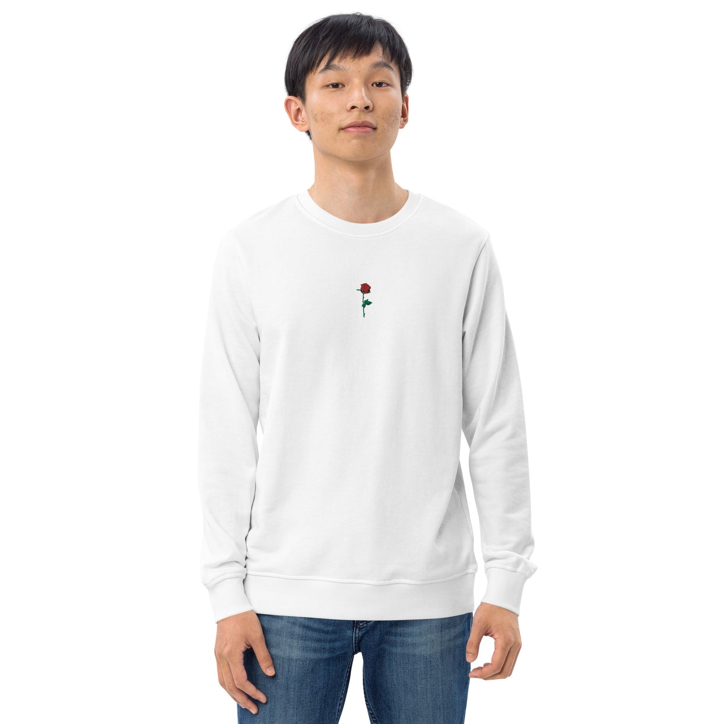 Adonis-Creations - Men's Organic Embroidered Cotton Sweatshirt